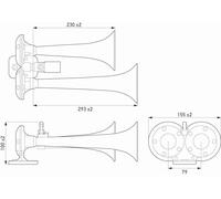 HELLA Fanfare 3PB 013 410-061