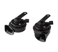 HELLA Fanfare Horn TE26 Set 12V 110dB schwarz für Bus LKW Honda 2 Stück OVP NEU