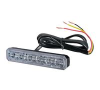 Hella Frontblitzer Rundumleuchte - LED Warnleuchte - Blitzleuchte - blau - BST - 12V / 24V - Anbau/Schraubanschluss - Kabel: 860mm - Stecker: offene Kabelenden - Set - Menge: 2-2XD 012 160-911