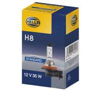 HELLA 8GH 008 356-121 Glühlampe - H8 - Standard - 12V - 35W - Sockelausführung: PGJ19-1 - Schachtel - Menge: 1