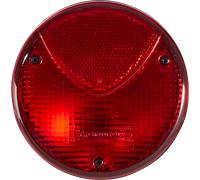 Hella Halogen Heckleuchte mit Rückstrahllicht, Schlusslicht und Bremslicht 24/12V Rund für Fahrzeugseite links / rechts mit Rückstrahllicht, Schlusslicht und Bremslicht Rückstrahllicht, Schlusslicht u
