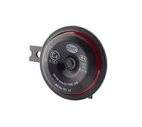 HELLA Horn - STYLE HORN S90 - 12V - 111dB(A) - Frequenzbereich: 415Hz - Hochton - elektrisch - Gehäusefarbe: rot/schwarz - Flachsteckanschluss - Menge: 1 - 3AL 922 000-951