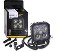 HELLA Valuefit TS1700 LED Arbeitsscheinwerfer 12V - 24V 1700 Lumen Nahfeldausleuchtung starke Lichtleistung in kompaktem Design: Offroad LED Scheinwerfer für Traktor Auto LKW SUV ATV - 1GA 357 110-002