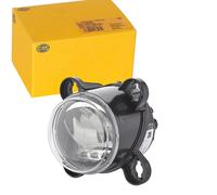 HELLA 1K0 015 050-021 LED-Hauptscheinwerfer - 90mm Essential R80 - 12/24V - rund - Einbau - Stecker:
