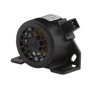 HELLA Rückfahrwarner 3SL 009 148-021 – 24 V 12 W 107 dB(A) AMP Stecker, schwarz