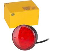 HELLA Rückleuchte - 83mm - LED - 24V / 12V - Anbau/geschraubt - ECE/ADR/GGVS - Lichtscheibenfarbe: rot - Kabel: 2500mm - Stecker: offene Kabelenden - links/rechts - Menge: 1 - 2SB 959 010-001