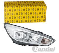 HELLA 1LE 354 827-041 Scheinwerfer - Ford Focus III - chrom - CCC/ECE | für Linksverkehr - rechts