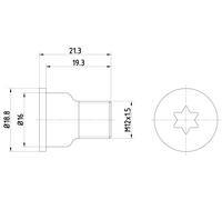 HELLA Schraube, Bremsscheibe 8DZ 355 209-051
