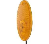 HELLA 2PS 964 295-061 Seitenmarkierungsleuchte - Begrenzungsleuchte - Anhänger - Wohnwagen - LED - 12V - Schraubanschluss/Anbau - Lichtscheibenfarbe: gelb - Kabel: 500mm - links/rechts - Menge: 1