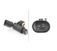 HELLA Sensor Raddrehzahl ABS Sensor Vorne links 6PU 009 106-091