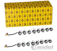 HELLA TAGFAHRLEUCHTENSATZ TAGFAHRLICHT TFL LED 12V 24V 2PT 010 458-761
