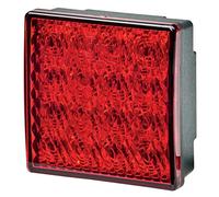 HELLA VALUEFIT 2NE 357 029-141 Nebelschlussleuchte - LED - 24V - Einbau - Lichtscheibenfarbe: rot - Kabel: 260mm - Stecker: offene Kabelenden - hinten