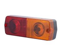 HELLA VALUEFIT 2SD 357 033-001 Heckleuchte - Glühlampe - Anbau/geschraubt - Lichtscheibenfarbe: rot/gelb - Stecker: Flachstecker - rechts/links - Menge: 1