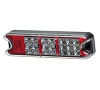 HELLA VALUEFIT Rückleuchte - LED - 24V / 12V - Anbau/geschraubt - ECE - Lichtscheibenfarbe: rot/glasklar - Stecker: offene Kabelenden - links/rechts - Menge: 1 - 2VP 357 021-011