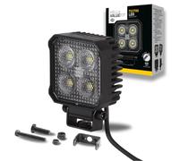 HELLA Valuefit TS1700 LED Arbeitsscheinwerfer 12V - 24V 1700 Lumen Nahfeldausleuchtung starke Lichtleistung in kompaktem Design: Offroad LED Scheinwerfer für Traktor Auto LKW SUV ATV - 1GA 357 110-002