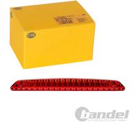 HELLA 2DA 343 800-001 Zusatzbremsleuchte - LED - 12V - Anbau - Lichtscheibenfarbe: rot - LED-Lichtfarbe: rot - Kabel: 200mm - Stecker: offene Kabelenden - hinten