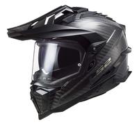 Helm Enduro Dual Road LS2 MX701 EXPLORER CARBON Solid Poliert