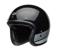 Helm Jet Cafe Racer BELL Custom 500 22.06 Apex Flake Schwarz Grau Poliert