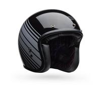 Helm Jet Cafe Racer BELL CUSTOM 500 Edge Schwarz Grau Metallisierte