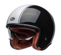 Bell TX-501 Rally Jethelm, schwarz-weiss, Größe M für Männer