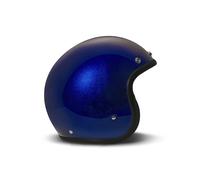 Helm Jet Cafe Racer DMD RETRO Dunkelblau Poliert