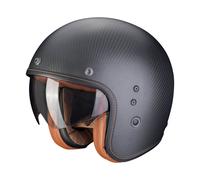 Helm Jet Cafe Racer SCORPION BELFAST EVO CARBON Solid Schwarz Matt