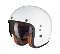 Helm Jet Cafe Racer SCORPION BELFAST EVO Luxe Weiß Glänzend