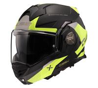 Helm Modular Reversible LS2 FF901 ADVANT-X Oblivion Schwarz Matt Gelb Hi-Viz