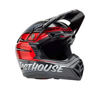 Helm Moto-Cross BELL MOTO-10 SPHERICAL Fasthouse Ditd Grau Rot