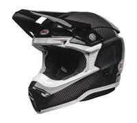 Helm Moto-Cross BELL MOTO-10 SPHERICAL Schwarz Weiß Glänzend 22.06