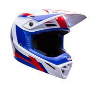 Bell MX-10 MIPS Dyno Motocross-Helm, rot/weiß, Größe M (57/58)