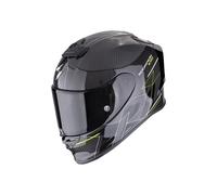 Helm Scorpion Exo R1 Evo Carbon Air Cynergy Schwarz-Neongelb ECE 2206, XL XL schwarz-neongelb