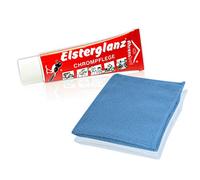 Helmecke & Hoffmann * Elsterglanz Chrom-Pflege Tube 40 ml + Mikrofaser-Tuch | Das Original aus Deutschland