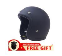 Helmzubehör Vintage TT&COCASCOS Fiberglas-Jethelm, XXXXL, Mattschwarz