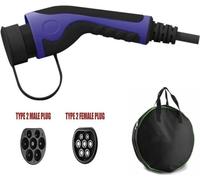 helos Typ 2 EV Ladekabel TUeV Mode 3 ,32A ,22 kW, 3Phasig 7,5 Meter mit Tasche