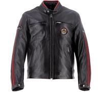 Helstons Ace 10Ans Motorrad Lederjacke, schwarz, Größe L