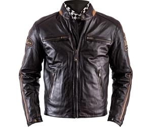 Helstons ACE Rag Motorrad Lederjacke, braun, Größe M für Männer