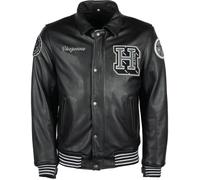 Helstons Cheyenne Motorrad Lederjacke, schwarz, Größe XL