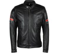 Helstons Elron Motorrad Lederjacke, schwarz, Größe M