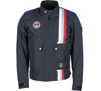 Helstons Hamilton Motorrad Textiljacke, blau, Größe L für Männer