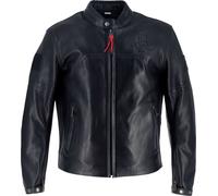 Helstons Indianapolis Motorrad Lederjacke, schwarz, Größe M für Männer