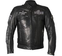 Helstons Indy Motorrad Lederjacke, schwarz, Größe XXL