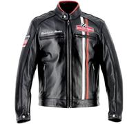 Helstons Jay Motul Edition Motorrad Lederjacke, schwarz, Größe XXL