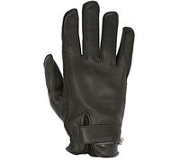 Helstons Motorradhandschuhe Hiro Sommer Leder Soft Schwarz, Schwarz, T12