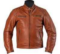 Helstons Rocket Motorrad Lederjacke, hellbraun, Größe S