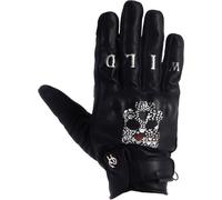 Helstons Skull Sommer Motorrad Handschuhe, schwarz, Größe L für Männer