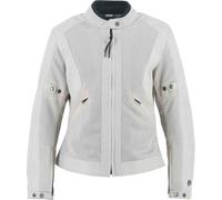 Helstons Stoner Evo Air Mesh Damen Motorrad Textiljacke, silber, Größe S