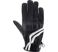 Helstons Virage Sommer perforierte Damen Motorrad Handschuhe, schwarz, Größe 8