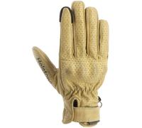 Helstons Wave Air Sommer perforierte Damen Motorrad Handschuhe, beige, Größe M L