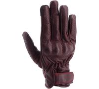 Helstons Wave Air Sommer perforierte Damen Motorrad Handschuhe, rot, Größe S M